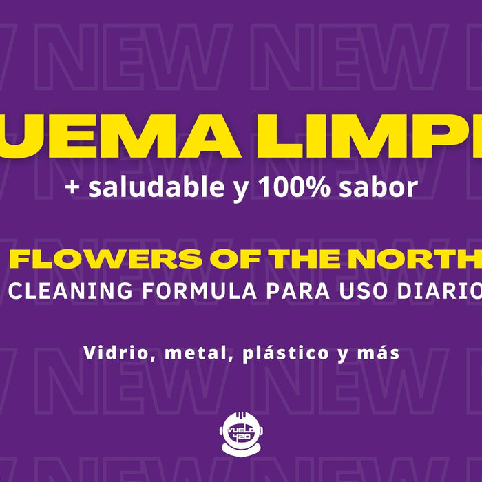El limpiador más rápido y eficaz para pipas y bongs - Flowers of the North- Vuelo 420 Smoke Shop Mexico Monterrey
