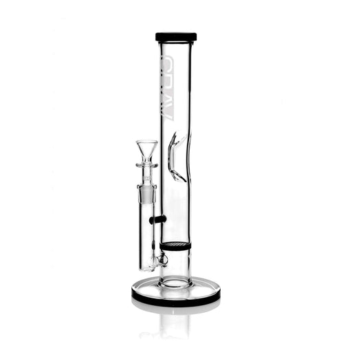 Grav Labs 12" Bong Straight Base Recta Disco Panal Negro Vidrio Borosilicato Vuelo 420 Smoke Shop Mexico Monterrey