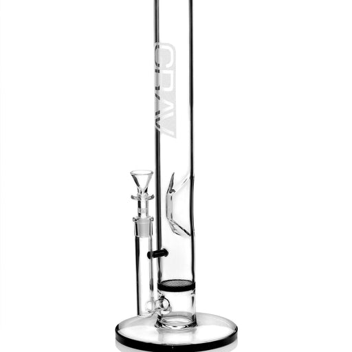 Grav Labs 16" Bong Straight Base Recta Disco Panal Negro Vuelo 420 Smoke Shop Mexico Monterrey