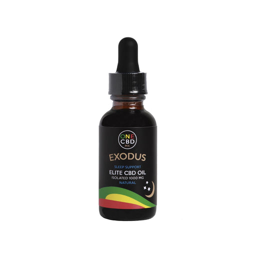 One CBD Exodus es aceite de CBD Aislado de 1000 mg con Terpenos para relajarse, dormir y descansar. Ayuda al insomnio