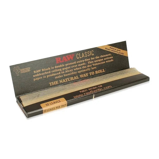 RAW Black King Size Slim Papel Cigarro Vuelo 420 Smoke Shop Mexico Monterrey