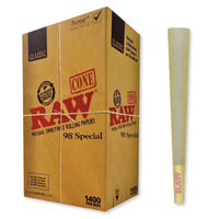 RAW papeles clásicos 98 special conos blunts hemp cigarro cannabis vuelo 420 smoke shop monterrey mexico