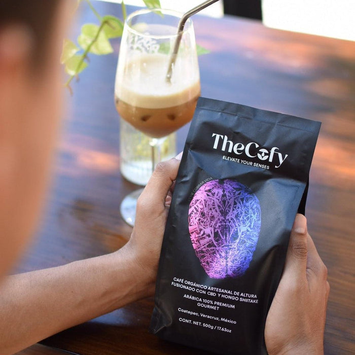 TheCofy Cafe Organico Artesanal Mexicano con CBD y Hongo Shiitake