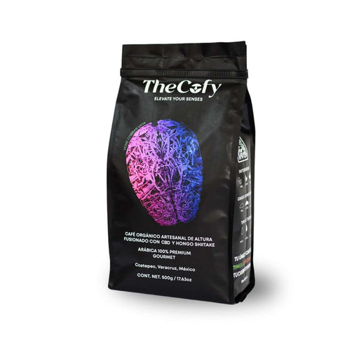 TheCofy Cafe Organico Artesanal Mexicano con CBD y Hongo Shiitake