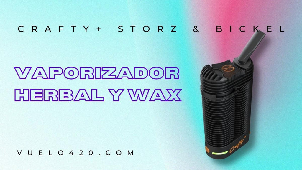 CRAFTY+ STORZ & BICKEL -  Práctico y Compacto Vaporizador Herbal y Wax (Híbrido)