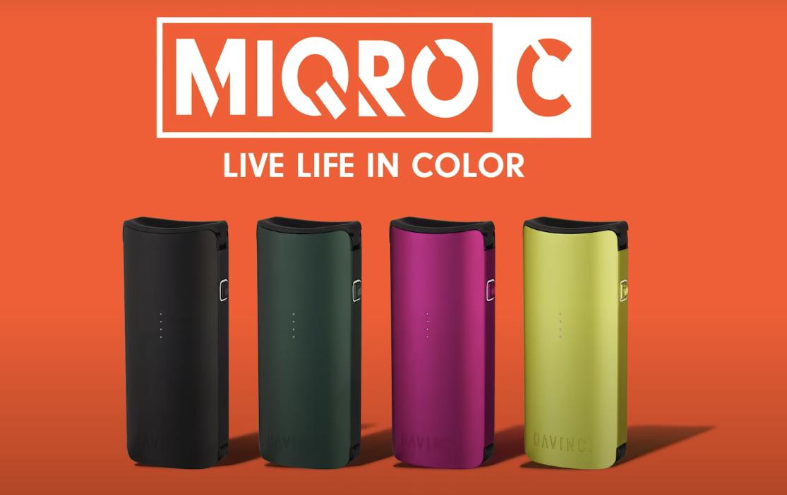 DaVinci MIQRO-C Vaporizer. Live Life in Color.