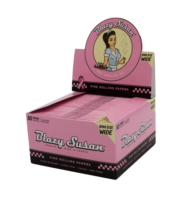Papeles Blazy Susan King Size Wide 50 pz – Rosa – Vuelo 420 Smoke Shop México
