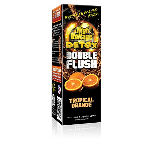 Jugo Detox High Voltage Double Flush 473 ml – Naranja Tropical – Vuelo 420 Smoke Shop México