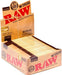 Papeles RAW King Size Caja – Classic KS Supreme (24 pz) – Vuelo 420 Smoke Shop México
