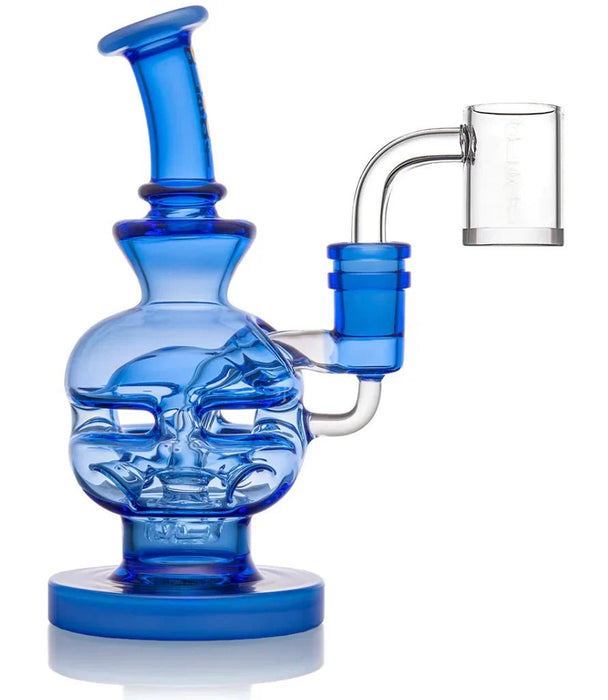 Rig aLeaf Fab Egg 7" de Vidrio Borosilicato con Banger Térmico 14mm – Azul – Vuelo 420 Smoke Shop México