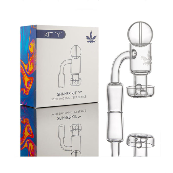 Aleaf Spinner Kit Terp Slurper Y 14mm Macho 90 grados Vuelo 420 Smoke Shop Mexico Monterrey