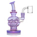 Rig aLeaf Fab Egg 7" de Vidrio Borosilicato con Banger Térmico 14mm – Morado – Vuelo 420 Smoke Shop México