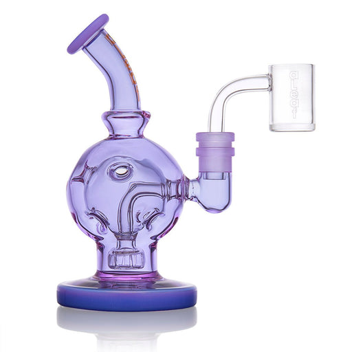 Rig aLeaf Fab Sphere 7" para Wax – Morado – Vuelo 420 Smoke Shop México
