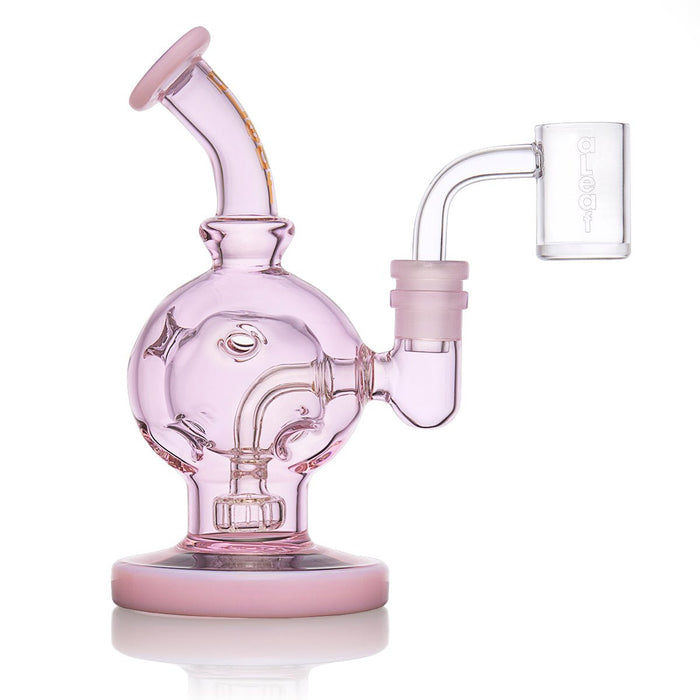 Rig aLeaf Fab Sphere 7" para Wax – Rosa – Vuelo 420 Smoke Shop México