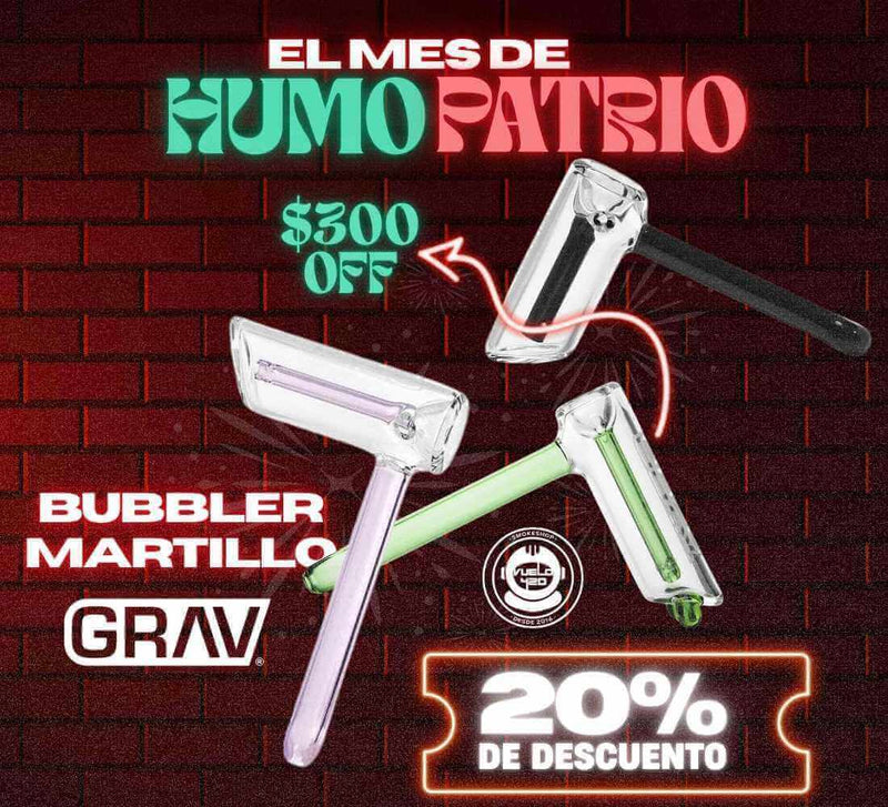 Bubbler Martillo de Grav Labs en varios colores