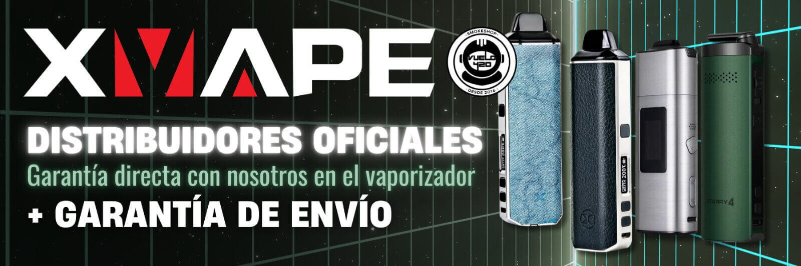 Vaporizadores XVape para hierbas secas y wax