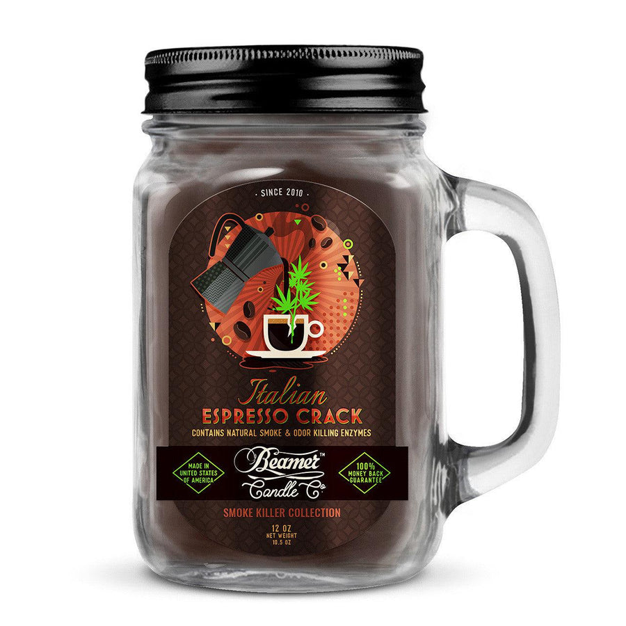 Beamer Candle Co. "Italian Espresso Crack" - Vela Aromática Mata Olor-Beamer Candle Co.-Vuelo 420 Shop
