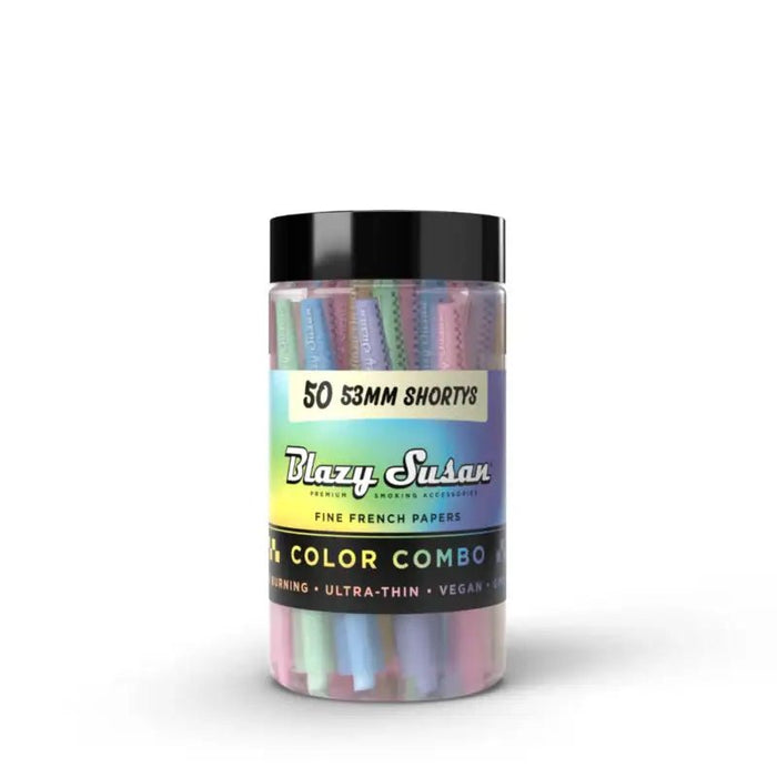 Blazy Susan - 50 Conos de Colores (King Size, 1 1/4, 98mm, 53mm)
