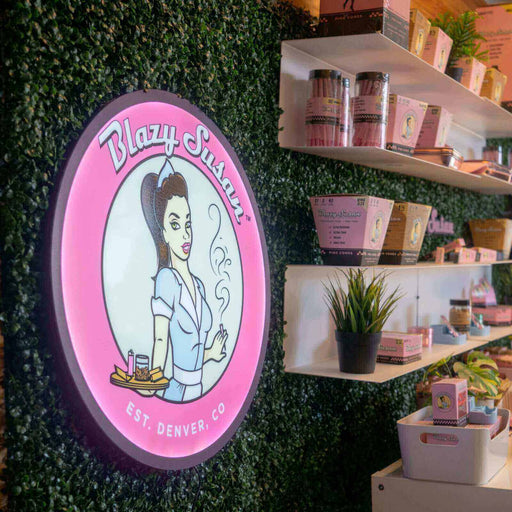 Letrero LED de Blazy Susan Light Box Shop Sign 