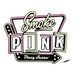 Letrero LED de Blazy Susan con la leyenda de Smoke Pink