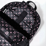 Mochila Negra de Blazy Susan a prueba de olor (smell proof) y con candado de combinación