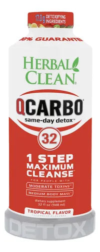 Jugo Detox Q Carbo 32 de 946 ml – Tropical – Vuelo 420 Smoke Shop México
