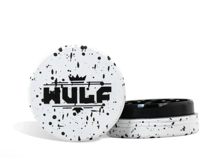 Grinder Wulf 2 Piezas 65mm Splatter – Blanco con Negro – Vuelo 420 Smoke Shop México