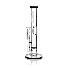 Grav Labs 12" Bong Straight Base Recta Disco Panal Negro Vidrio Borosilicato Vuelo 420 Smoke Shop Mexico Monterrey