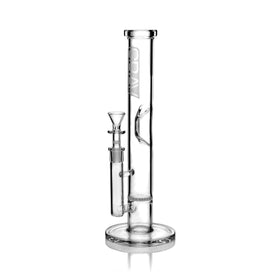 Grav Labs 12" Bong Straight Base Recta Disco Panal Negro Vidrio Borosilicato Vuelo 420 Smoke Shop Mexico Monterrey
