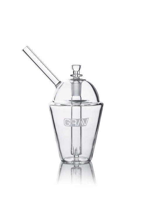 Grav Labs Bubbler Slush Cup de 7 pulgadas con Popote Reforzado y Downstem Fijo (17.8 cm)