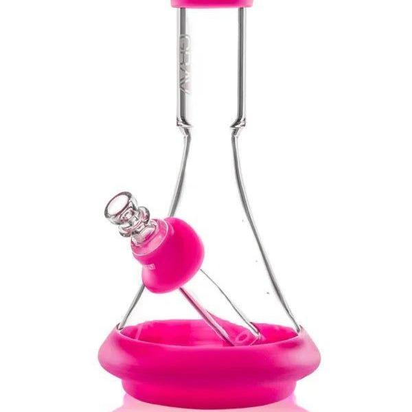 Bong Grav Labs - Deco Beaker de vidrio borosilicato con protección de silicona