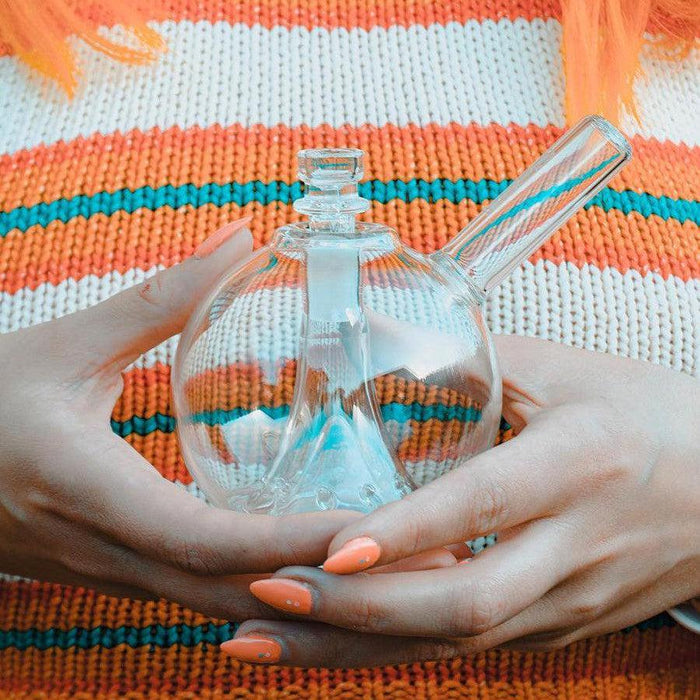 Grav Labs Globe Bubbler Transparente Vidrio Borosilicato Mexico Smoke Shop Monterrey Mexico