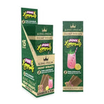 King Palm Hemp Wraps de 2 piezas por paquete en caja de 15 paquetes de sabor Pink Lemonade