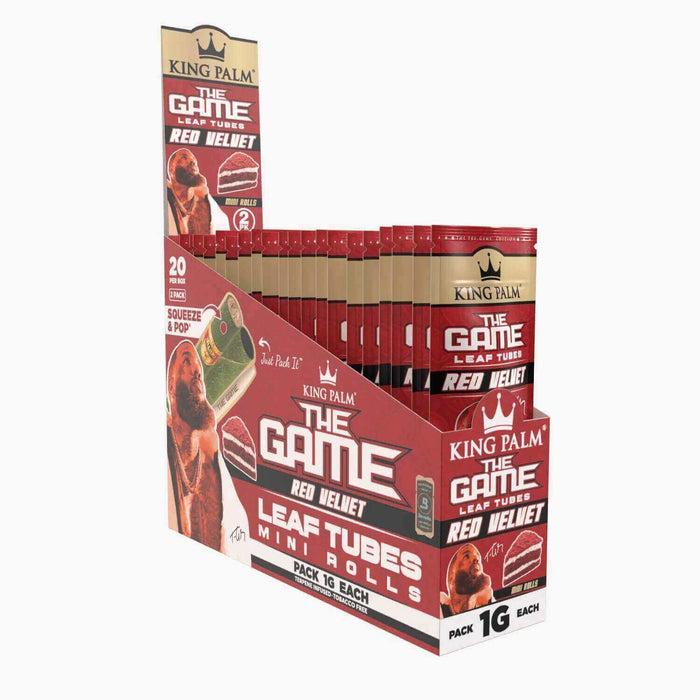 King Palm Leaf Tubes Mini Roll 1g (2 pack) – Caja de 20 piezas