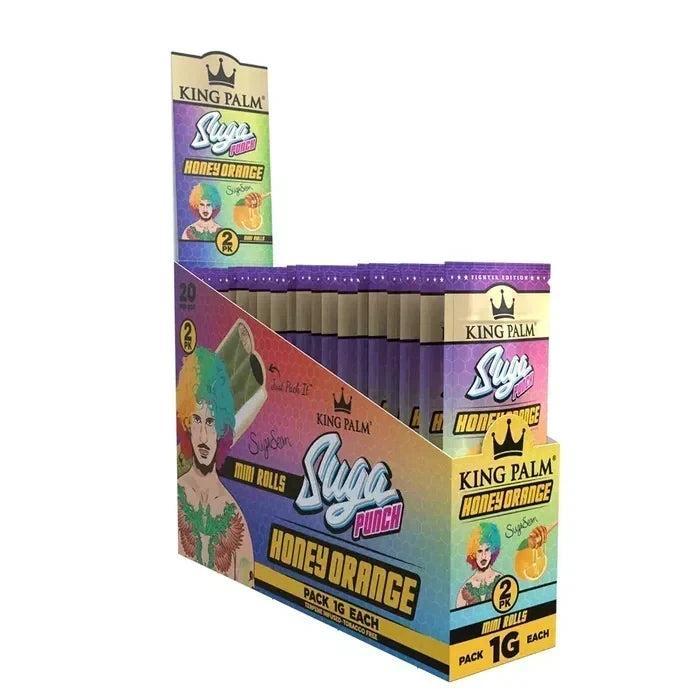 King Palm Leaf Tubes Mini Roll 1g (2 pack) – Caja de 20 pz