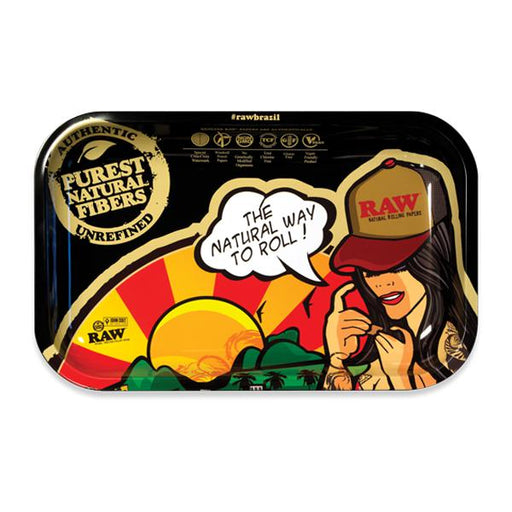 RAW Brazil Girl Edición Especial Charola Bandeja Vuelo 420 Smoke Shop Mexico Monterrey