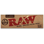RAW - Classic Papeles para Liar Cigarro (Tamaño 1¼)-Vuelo 420 Smoke Shop Mexico Monterrey