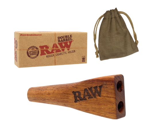 Porta Conos de Madera RAW (Double Barrel, Level Five y Trident) – Double Barrel King Size – Vuelo 420 Smoke Shop México
