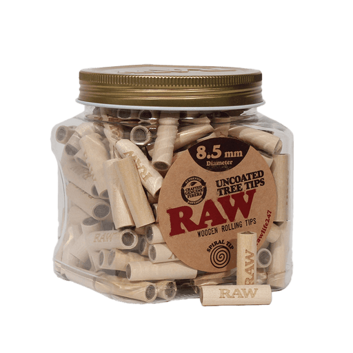 Filtros RAW Tree Tips (Frasco) – 8.5 mm – 200 pz – Vuelo 420 Smoke Shop México