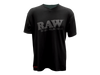 Playeras RAW de Manga Corta y Manga Larga – Negra Black on Black – 2XL – Vuelo 420 Smoke Shop México