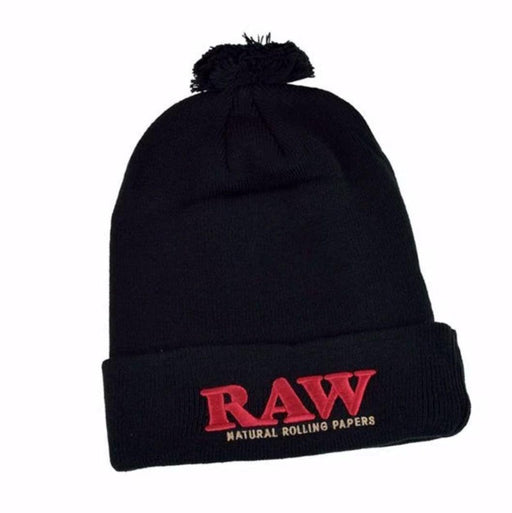 RAW Beanie Pompom Gorro Negro Vuelo 420 Smoke Shop Monterrey Mexico