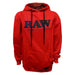 RAW Hoodie Sudadera Roja Capucha Algodon Vuelo 420 Smoke Shop Monterrey Mexico