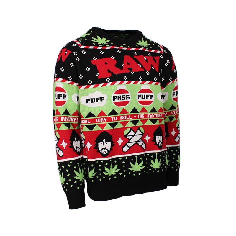 RAW Ugly Christmas Sweater Sueter Navidad Vuelo 420 Smoke Shop Monterrey Mexico