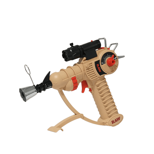 Torch RAW x Thicket Ray Gun – Flama Ajustable, Mira LED y Kickstand