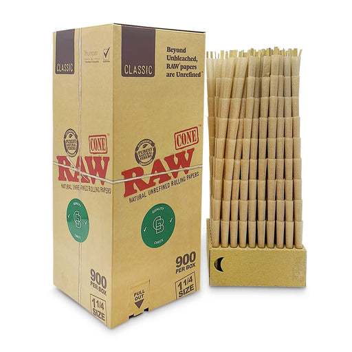 Conos RAW Classic tamaño 1 1/4 de 900 piezas