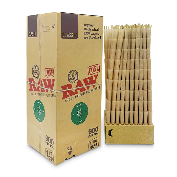 Conos RAW Classic tamaño 1 1/4 de 900 piezas