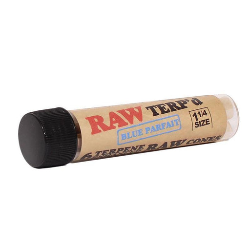6 conos con terpenos Blue Parfait por bote RAW TERP'd tamaño 1¼