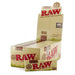 Papeles RAW Single Wide (Caja) – Organic Hemp (25 libritos) – Vuelo 420 Smoke Shop México