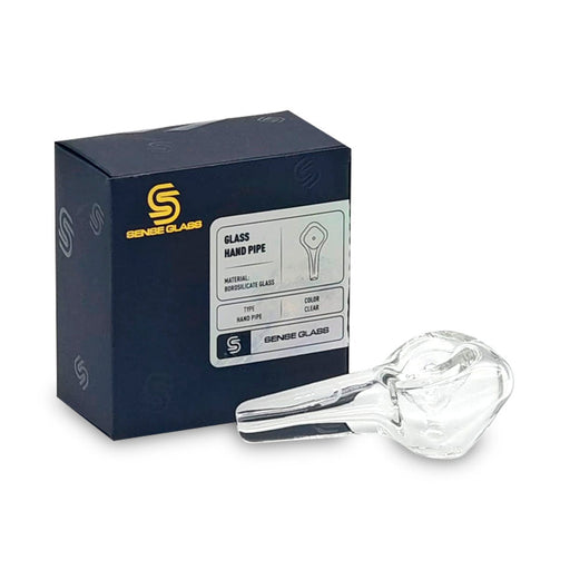 Pipa Sense Glass Transparente de Vidrio – Vuelo 420 Smoke Shop México