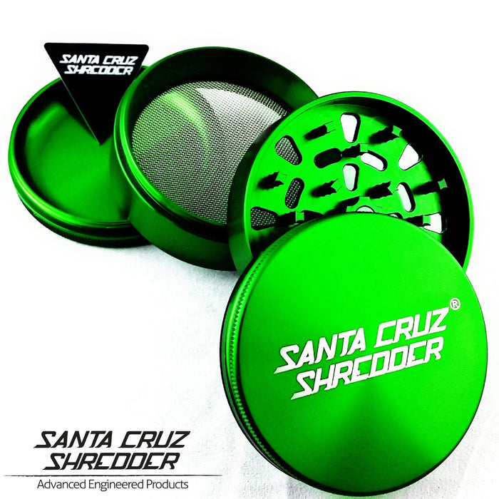 Santa Cruz Shredder Grinder Molinillo Grande 4 piezas Verde Vuelo 420 Smoke Shop Mexico Monterrey